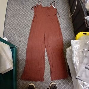 Elegant Brown Jumpsuit